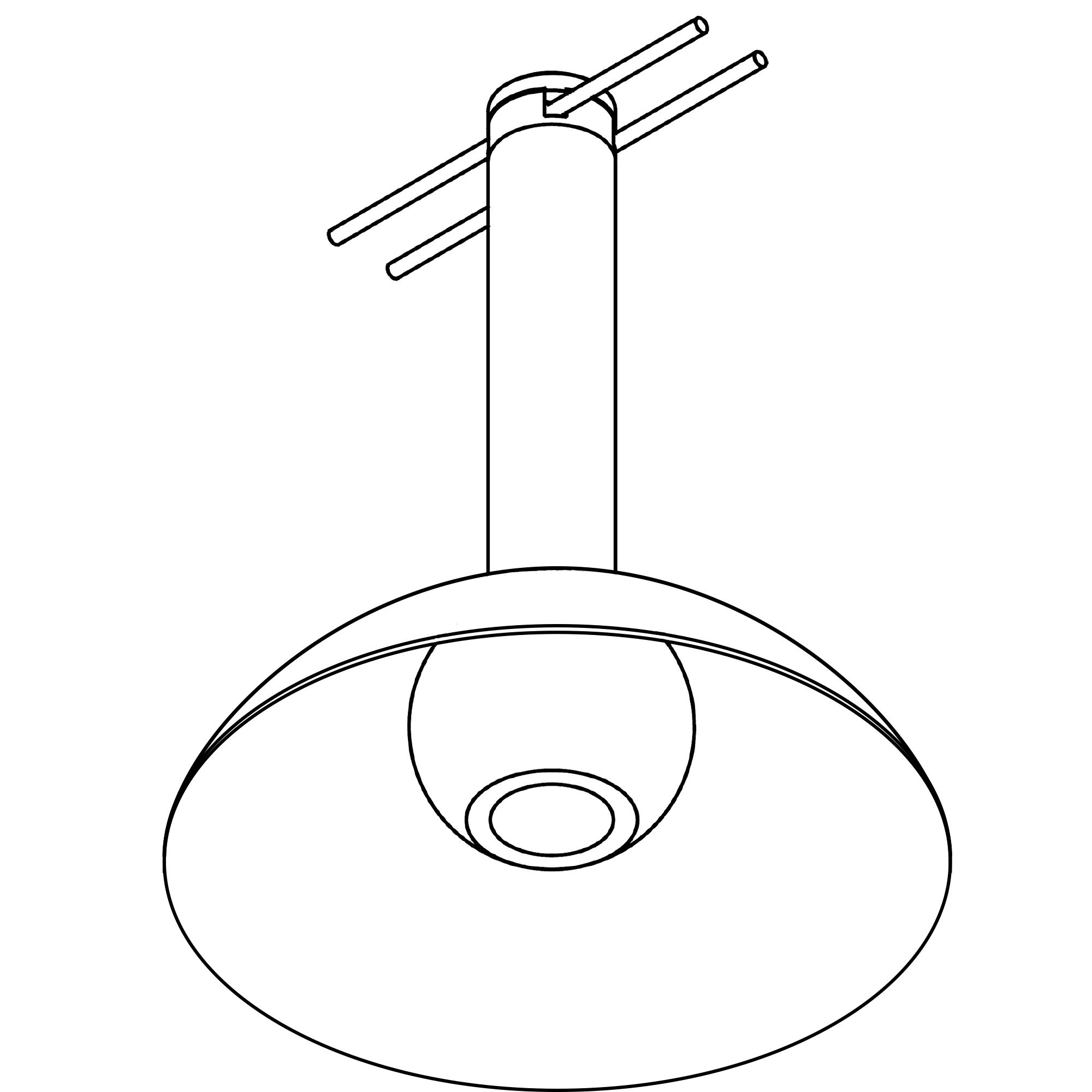 LED PUCK HUB SHADE solution éclairage LED sur caténaires