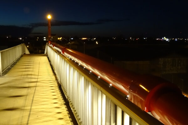 SNCF footbridge in Saint-Nazaire Penhoët