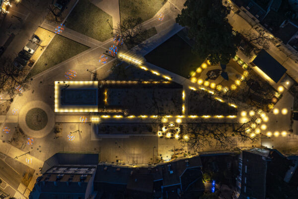 Réalisation LED PUCK HUB SHAPE