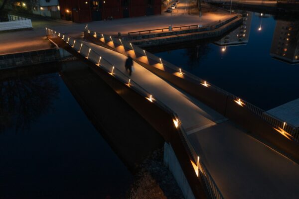 Réalisation LED PUCK ACCENT à Kristineham (Suède)